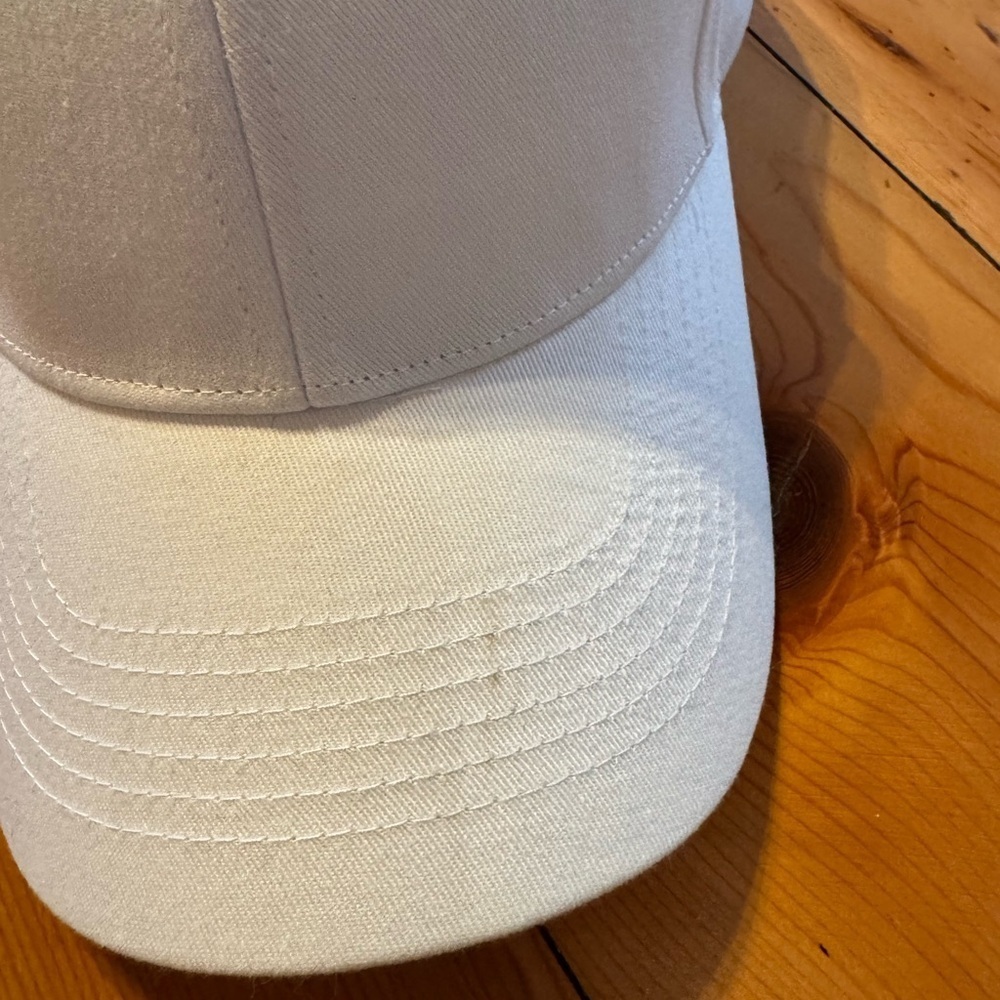 ASOS Design White Baseball Cap Hat - Picture 2 of 4